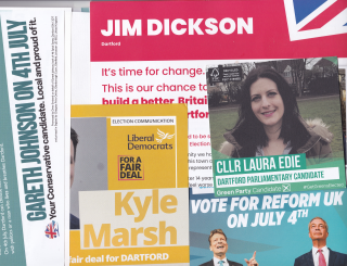 Dartford Election Leaflets 2024