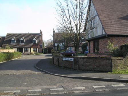 Hartley Kent: Entrance to Wickhams Way